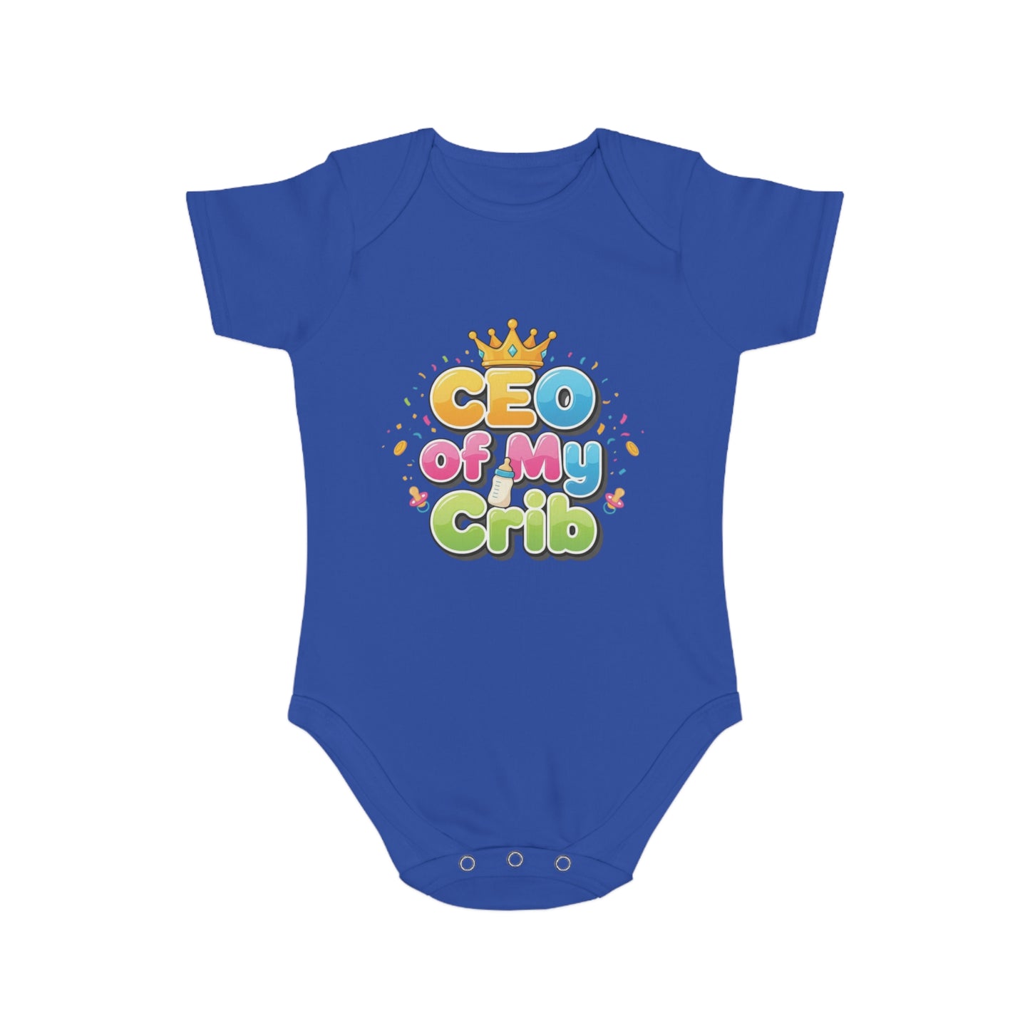 Cute Baby Bodysuit - CEO of My Crib, Birthday Gift, Baby Shower, New Parent, Infant Clothing, Fun Baby Outfit