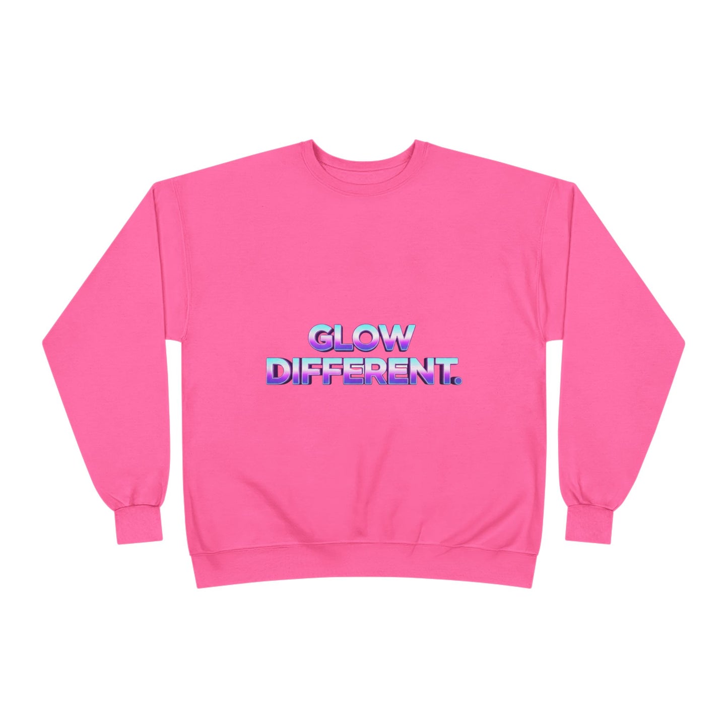 Glow Different Unisex Eco-Friendly Crewneck Sweatshirt, Cool Gift for Friends, Trendy Casual Wear, Cozy Fashion for All Occasions, [...]