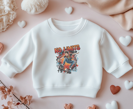 No Limits Skateboard Youth Crewneck Sweatshirt