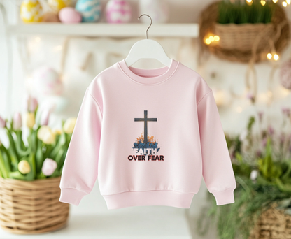 Faith Over Fear Youth Crewneck Sweatshirt