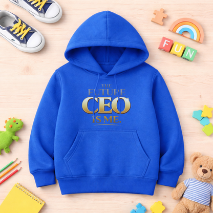 Future CEO Youth Hoodie — "The Future CEO Is Me." Motivational Kids Sweatshirt