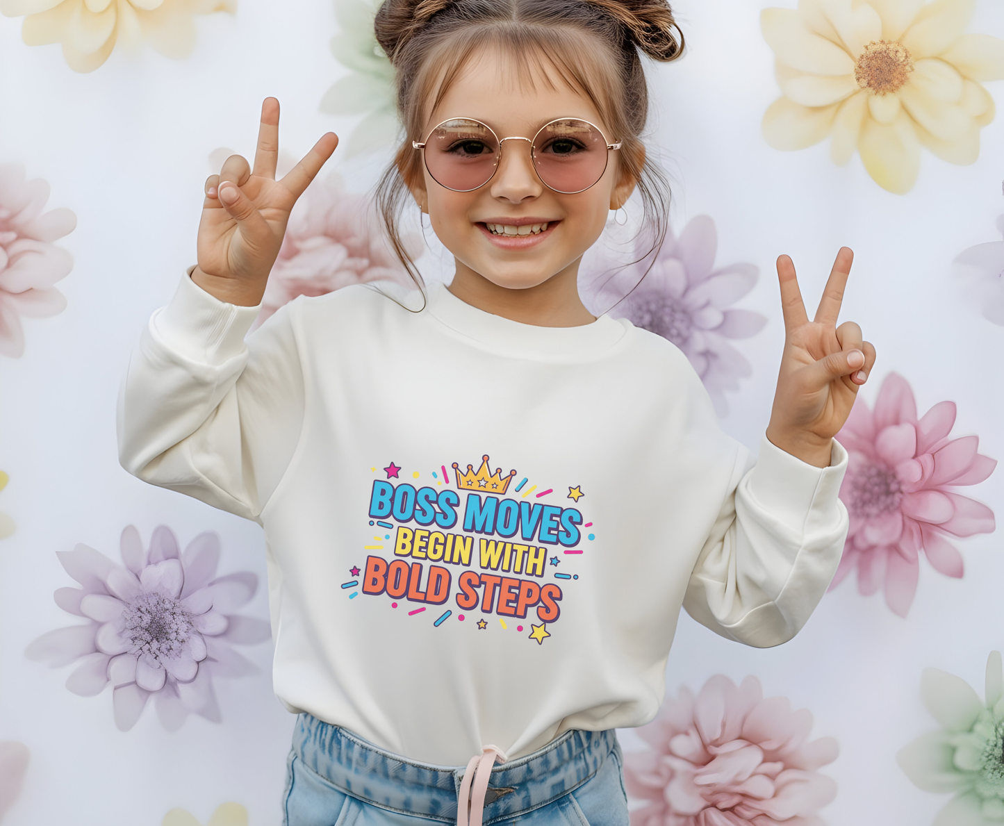 Bold Moves Eco-Friendly Crewneck Sweatshirt - Motivational Apparel for Bosses, Gifts for Entrepreneurs, Positive Vibes, Custom [...]