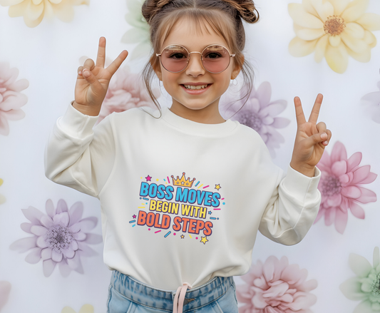 Bold Moves Eco-Friendly Crewneck Sweatshirt - Motivational Apparel for Bosses, Gifts for Entrepreneurs, Positive Vibes, Custom [...]