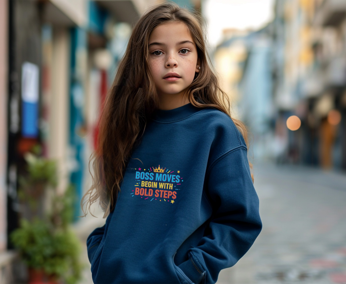 Bold Moves Eco-Friendly Crewneck Sweatshirt - Motivational Apparel for Bosses, Gifts for Entrepreneurs, Positive Vibes, Custom [...]