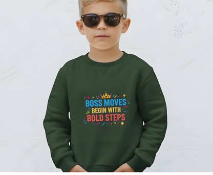 Bold Moves Eco-Friendly Crewneck Sweatshirt - Motivational Apparel for Bosses, Gifts for Entrepreneurs, Positive Vibes, Custom [...]