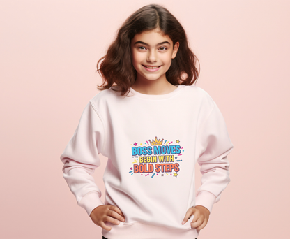 Bold Moves Eco-Friendly Crewneck Sweatshirt - Motivational Apparel for Bosses, Gifts for Entrepreneurs, Positive Vibes, Custom [...]