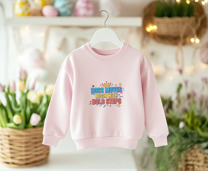 Bold Moves Eco-Friendly Crewneck Sweatshirt - Motivational Apparel for Bosses, Gifts for Entrepreneurs, Positive Vibes, Custom [...]