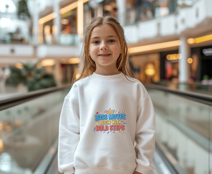 Bold Moves Eco-Friendly Crewneck Sweatshirt - Motivational Apparel for Bosses, Gifts for Entrepreneurs, Positive Vibes, Custom [...]