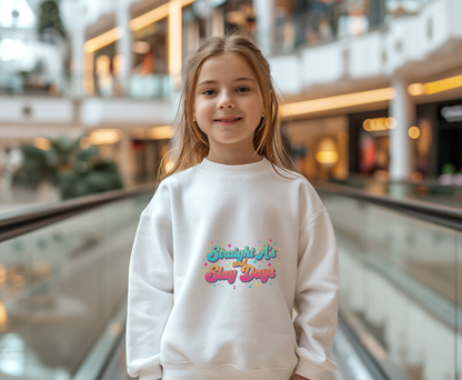 Unisex EcoSmart® Crewneck Sweatshirt with 'Straight A's and Slay Days' Design | Cozy Gift for Students, Graduation, Motivational Wear, [...]