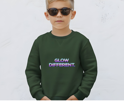 Glow Different Unisex Eco-Friendly Crewneck Sweatshirt, Cool Gift for Friends, Trendy Casual Wear, Cozy Fashion for All Occasions, [...]