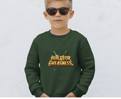 Built for Greatness Unisex EcoSmart Crewneck Sweatshirt, Motivational Sweater, Gift for Him/Her, Fitness Apparel, Cozy Casual Wear, [...]