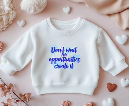 Motivational Crewneck Sweatshirt - Unisex EcoSmart Apparel, Relaxed Fit, Inspirational Quote, Comfortable Style for All Occasions