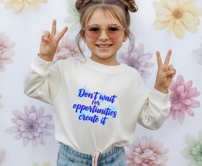 Motivational Crewneck Sweatshirt - Unisex EcoSmart Apparel, Relaxed Fit, Inspirational Quote, Comfortable Style for All Occasions