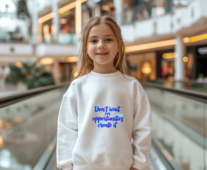 Motivational Crewneck Sweatshirt - Unisex EcoSmart Apparel, Relaxed Fit, Inspirational Quote, Comfortable Style for All Occasions