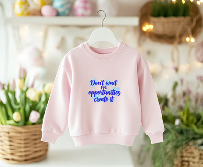 Motivational Crewneck Sweatshirt - Unisex EcoSmart Apparel, Relaxed Fit, Inspirational Quote, Comfortable Style for All Occasions