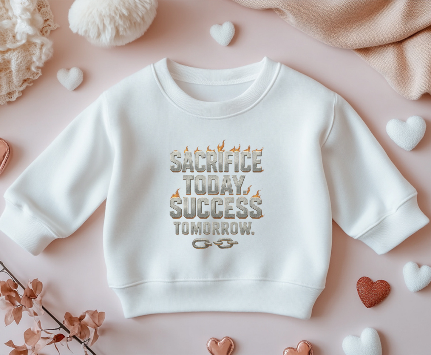 Motivational Eco-Friendly Sweatshirt | Unisex Crewneck | Perfect for Athletes, Students, Gifts, Casual Wear