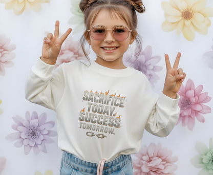 Motivational Eco-Friendly Sweatshirt | Unisex Crewneck | Perfect for Athletes, Students, Gifts, Casual Wear