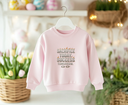 Motivational Eco-Friendly Sweatshirt | Unisex Crewneck | Perfect for Athletes, Students, Gifts, Casual Wear