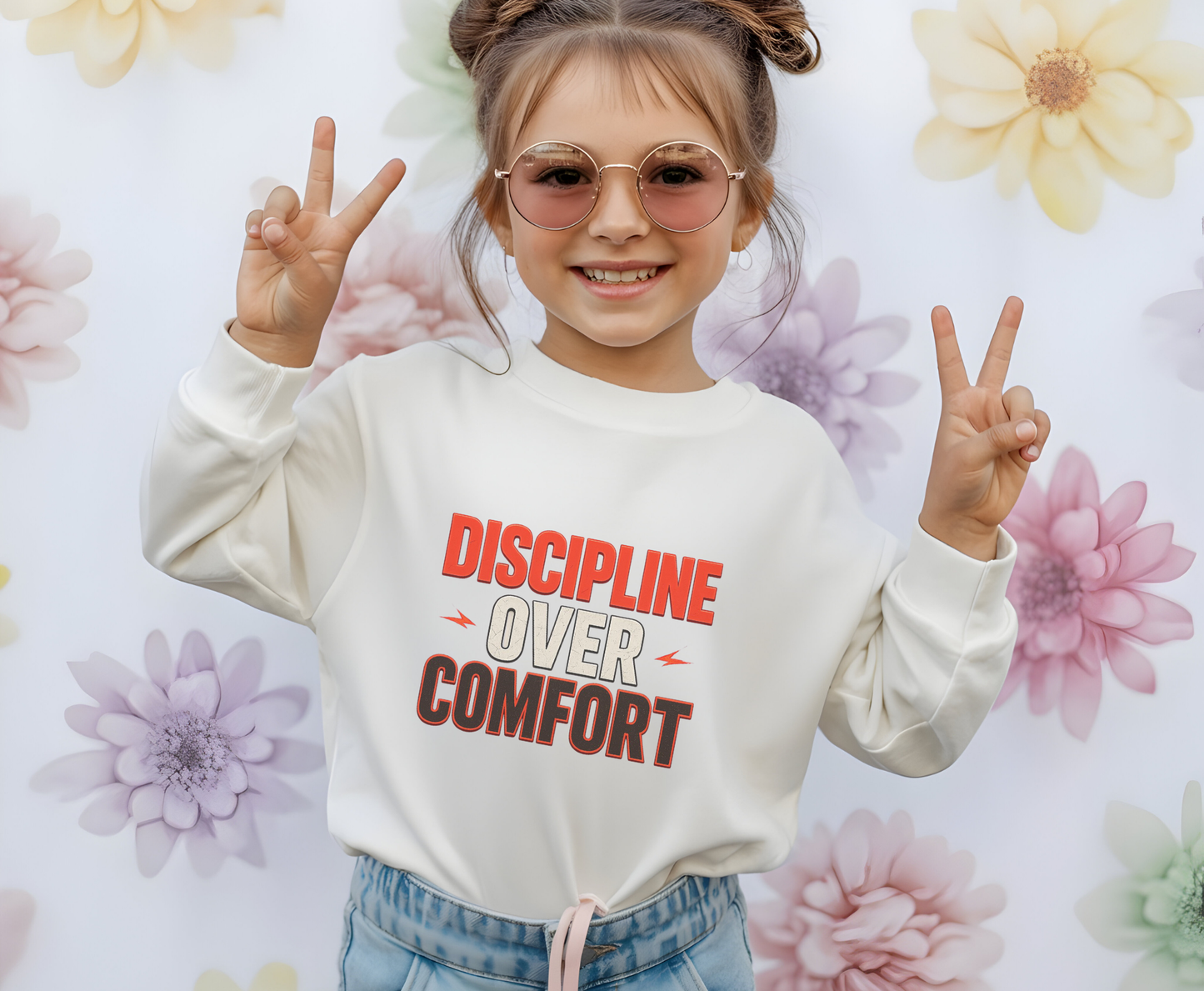 Motivational Eco-Friendly Crewneck Sweatshirt - Perfect Gift for Fitness Enthusiasts, Inspirational Apparel, Cozy Loungewear, Workout [...]