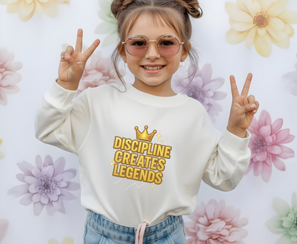 Inspirational Crewneck Sweatshirt - "Discipline Creates Legends" - Eco-Friendly Gift for Athletes, Motivation Sweatshirt, Unisex [...]