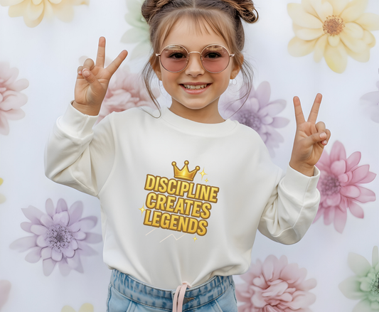 Inspirational Crewneck Sweatshirt - "Discipline Creates Legends" - Eco-Friendly Gift for Athletes, Motivation Sweatshirt, Unisex [...]