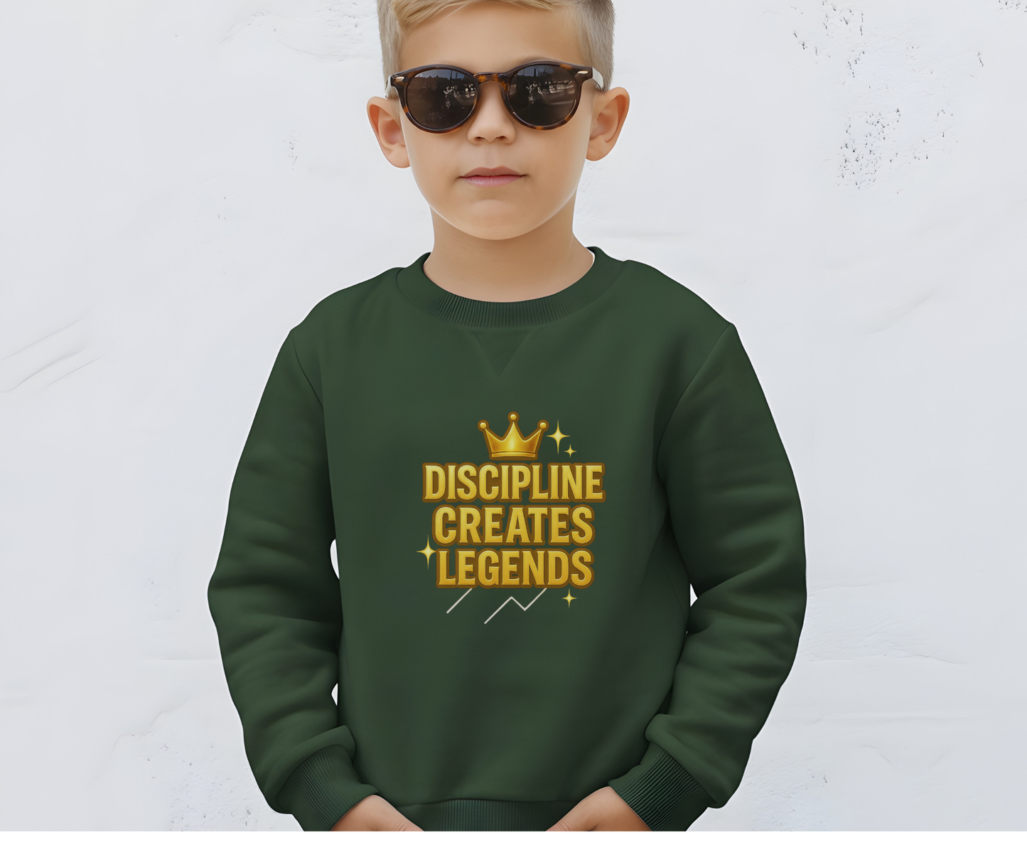 Inspirational Crewneck Sweatshirt - "Discipline Creates Legends" - Eco-Friendly Gift for Athletes, Motivation Sweatshirt, Unisex [...]