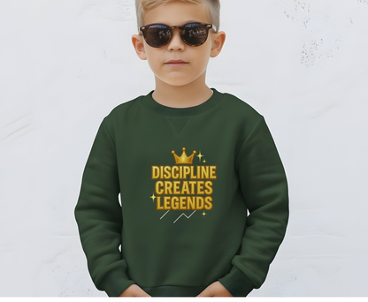 Inspirational Crewneck Sweatshirt - "Discipline Creates Legends" - Eco-Friendly Gift for Athletes, Motivation Sweatshirt, Unisex [...]