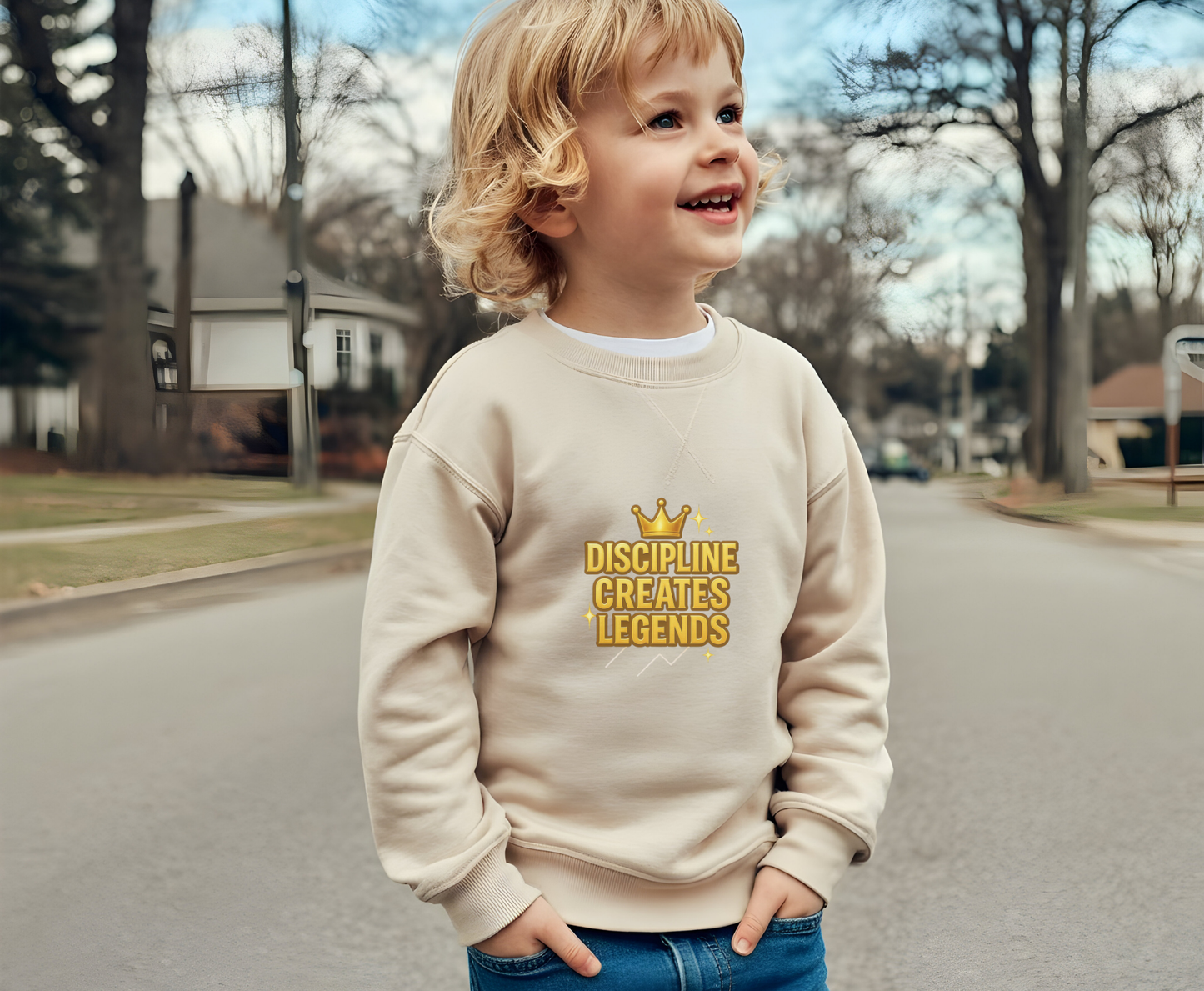 Inspirational Crewneck Sweatshirt - "Discipline Creates Legends" - Eco-Friendly Gift for Athletes, Motivation Sweatshirt, Unisex [...]