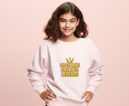 Inspirational Crewneck Sweatshirt - "Discipline Creates Legends" - Eco-Friendly Gift for Athletes, Motivation Sweatshirt, Unisex [...]