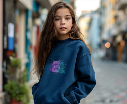 Future Icon in Progress Eco-Friendly Crewneck Sweatshirt, Unisex Sweatshirt, Inspirational Gift, Casual Wear, Comfortable Sweater, [...]