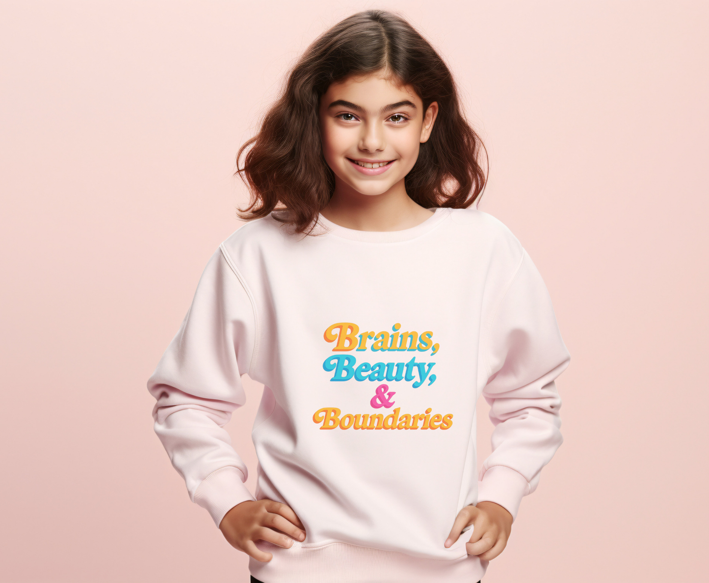 Motivational Eco-Friendly Crewneck Sweatshirt, Inspiring Sweatshirt, Gift for Her, Everyday Wear, Casual Style, Self-Love Apparel