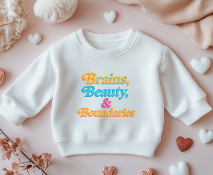 Motivational Eco-Friendly Crewneck Sweatshirt, Inspiring Sweatshirt, Gift for Her, Everyday Wear, Casual Style, Self-Love Apparel