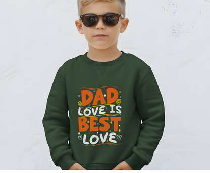Dad Best Eco-Friendly Crewneck Sweatshirt, Perfect Gift for Father's Day, Unisex Sweatshirt, Cozy Wear, Family Celebration