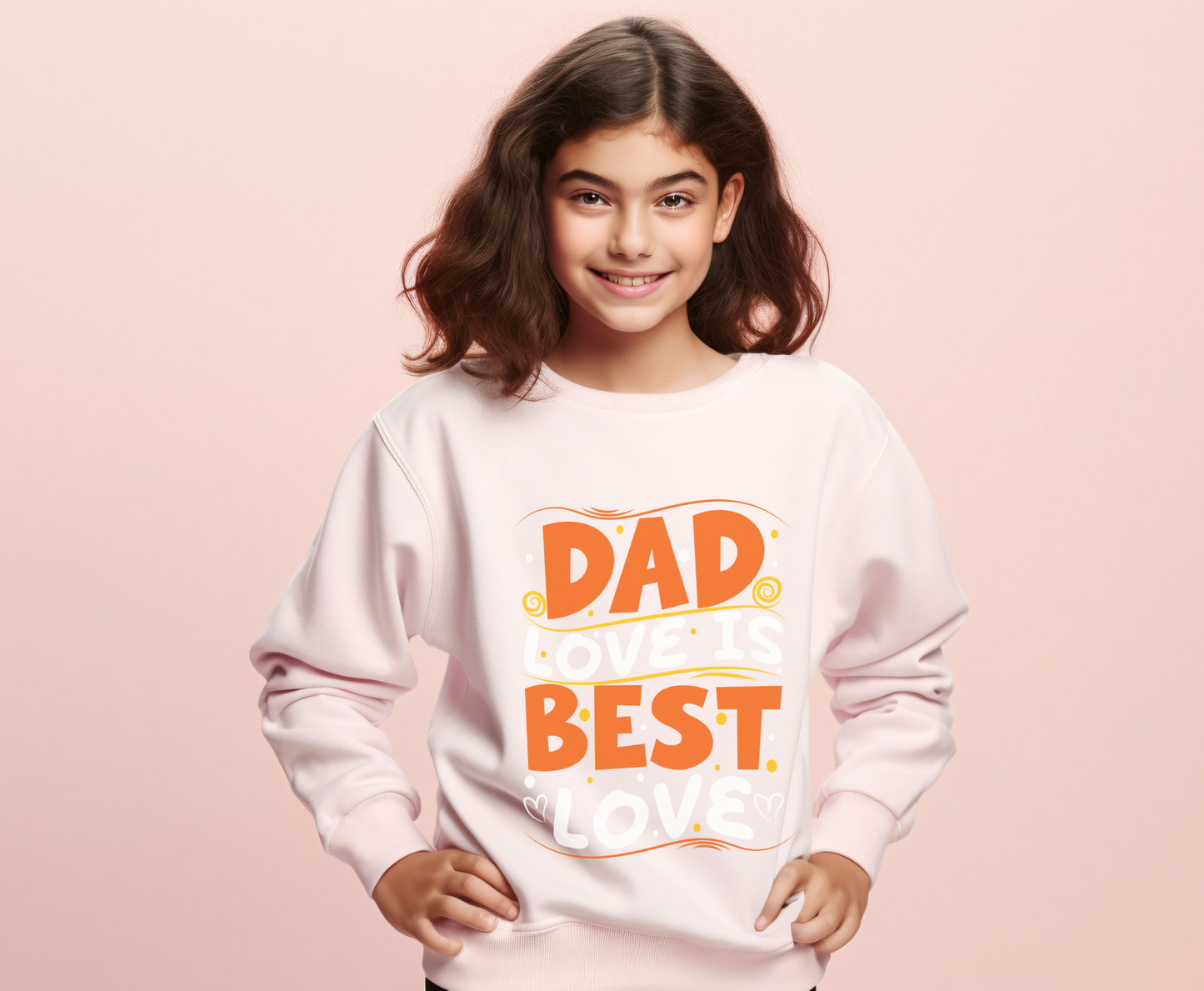 Dad Best Eco-Friendly Crewneck Sweatshirt, Perfect Gift for Father's Day, Unisex Sweatshirt, Cozy Wear, Family Celebration