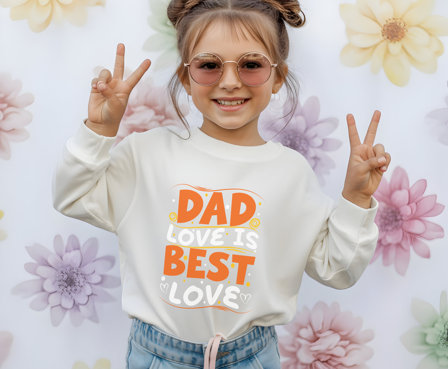 Dad Best Eco-Friendly Crewneck Sweatshirt, Perfect Gift for Father's Day, Unisex Sweatshirt, Cozy Wear, Family Celebration