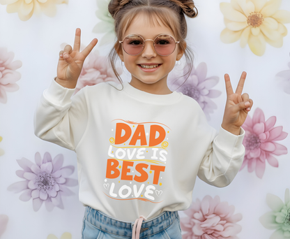 Dad Best Eco-Friendly Crewneck Sweatshirt, Perfect Gift for Father's Day, Unisex Sweatshirt, Cozy Wear, Family Celebration