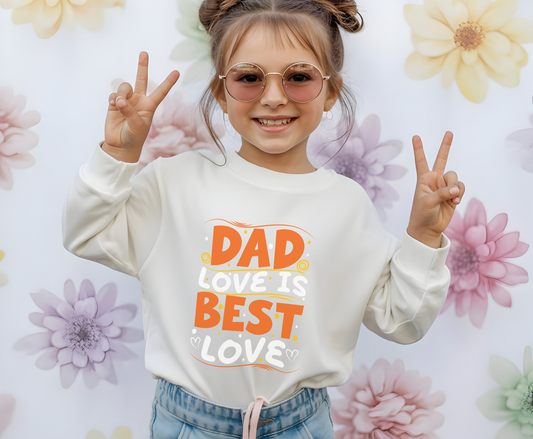 Dad Best Eco-Friendly Crewneck Sweatshirt, Perfect Gift for Father's Day, Unisex Sweatshirt, Cozy Wear, Family Celebration