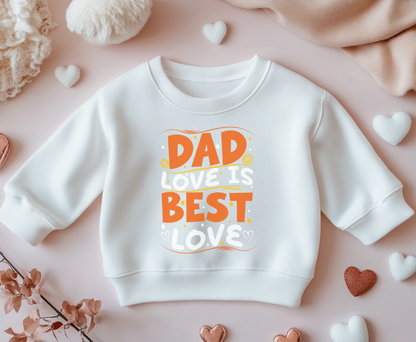 Dad Best Eco-Friendly Crewneck Sweatshirt, Perfect Gift for Father's Day, Unisex Sweatshirt, Cozy Wear, Family Celebration