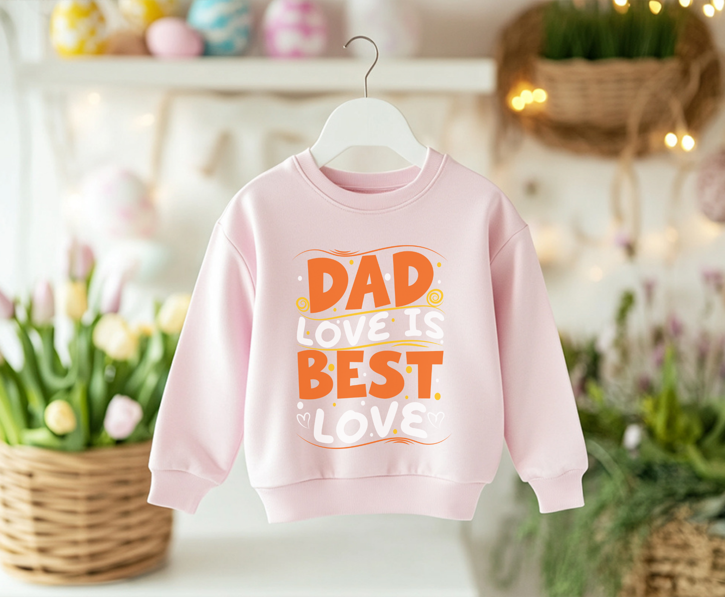 Dad Best Eco-Friendly Crewneck Sweatshirt, Perfect Gift for Father's Day, Unisex Sweatshirt, Cozy Wear, Family Celebration