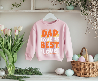 Dad Best Eco-Friendly Crewneck Sweatshirt, Perfect Gift for Father's Day, Unisex Sweatshirt, Cozy Wear, Family Celebration