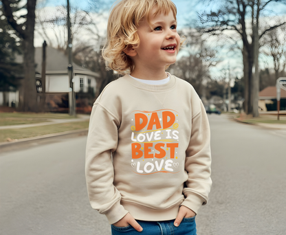 Dad Best Eco-Friendly Crewneck Sweatshirt, Perfect Gift for Father's Day, Unisex Sweatshirt, Cozy Wear, Family Celebration