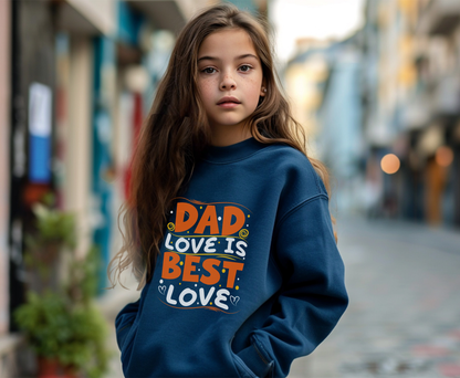 Dad Best Eco-Friendly Crewneck Sweatshirt, Perfect Gift for Father's Day, Unisex Sweatshirt, Cozy Wear, Family Celebration