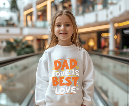 Dad Best Eco-Friendly Crewneck Sweatshirt, Perfect Gift for Father's Day, Unisex Sweatshirt, Cozy Wear, Family Celebration