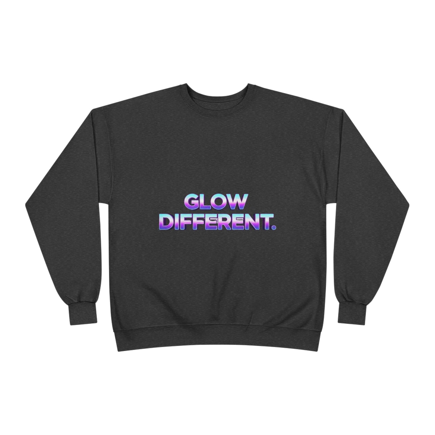 Glow Different Unisex Eco-Friendly Crewneck Sweatshirt, Cool Gift for Friends, Trendy Casual Wear, Cozy Fashion for All Occasions, [...]