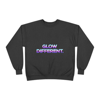 Glow Different Unisex Eco-Friendly Crewneck Sweatshirt, Cool Gift for Friends, Trendy Casual Wear, Cozy Fashion for All Occasions, [...]