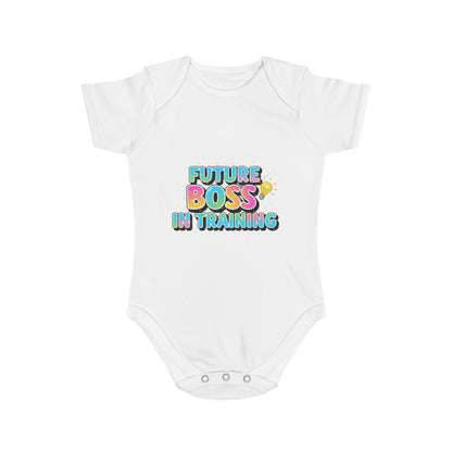 Future Boss Baby Bodysuit - Adorable Gift for Newborns, Baby Shower, Toddler Apparel, Future Leader, Cute and Funny Baby Clothes