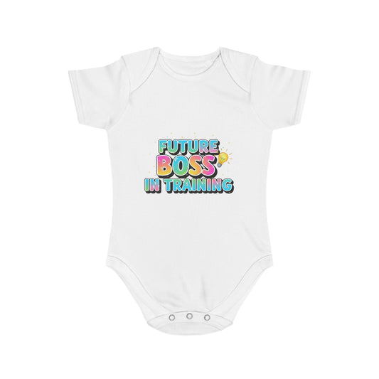 Future Boss Baby Bodysuit - Adorable Gift for Newborns, Baby Shower, Toddler Apparel, Future Leader, Cute and Funny Baby Clothes