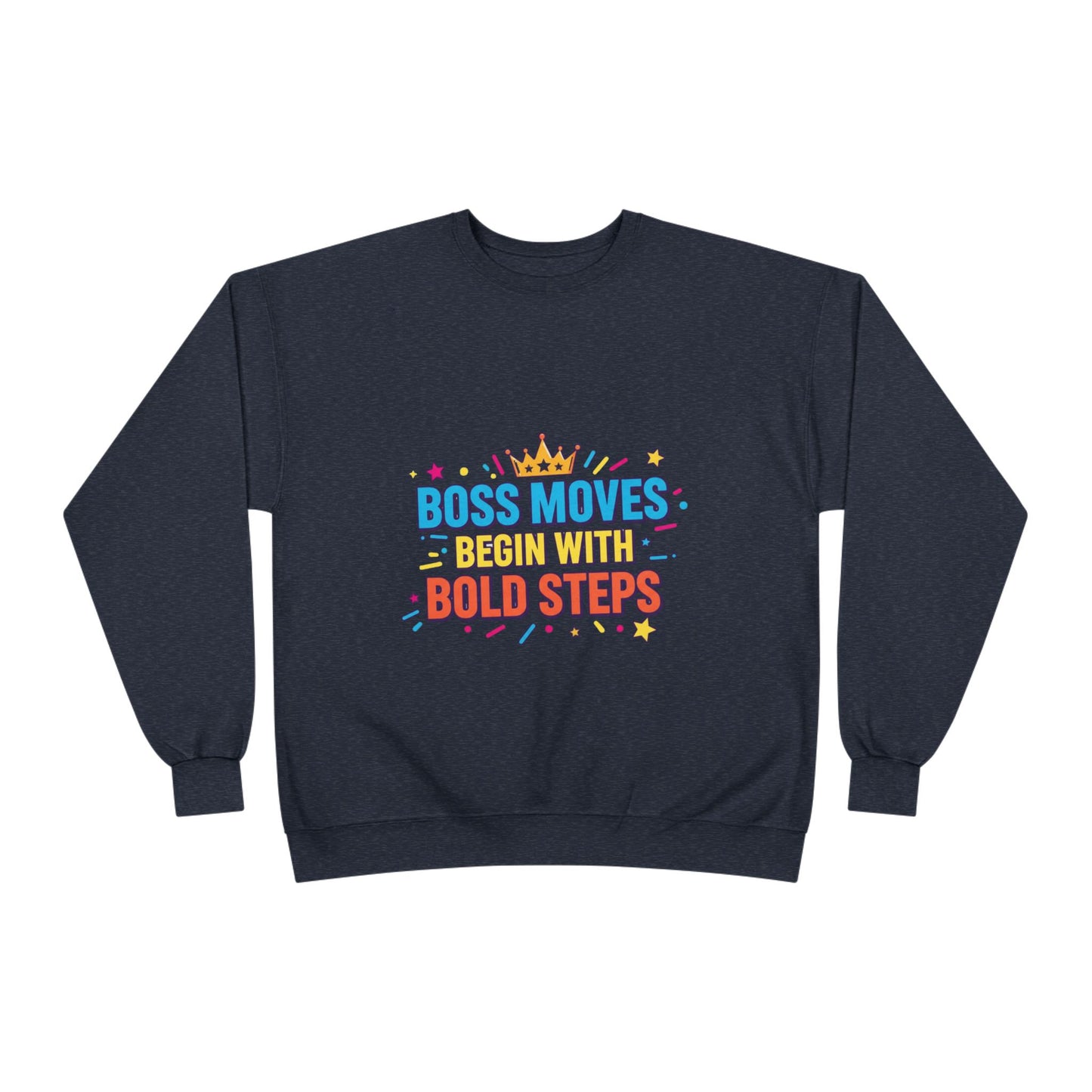 Bold Moves Eco-Friendly Crewneck Sweatshirt - Motivational Apparel for Bosses, Gifts for Entrepreneurs, Positive Vibes, Custom [...]