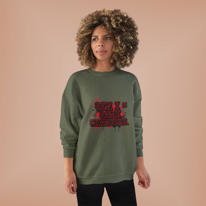 Gen Z Change Makers Eco-Friendly Sweatshirt, Unisex Pullovers, Casual Wear, Gift for Young Activists, Sustainable Fashion
