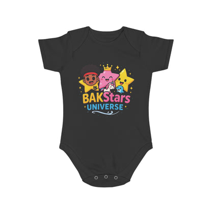 Colorful Baby Bodysuit with BAKStars Universe Design - Perfect Gift for Newborns, Baby Showers, Birthdays, Everyday Wear, and Playtime!